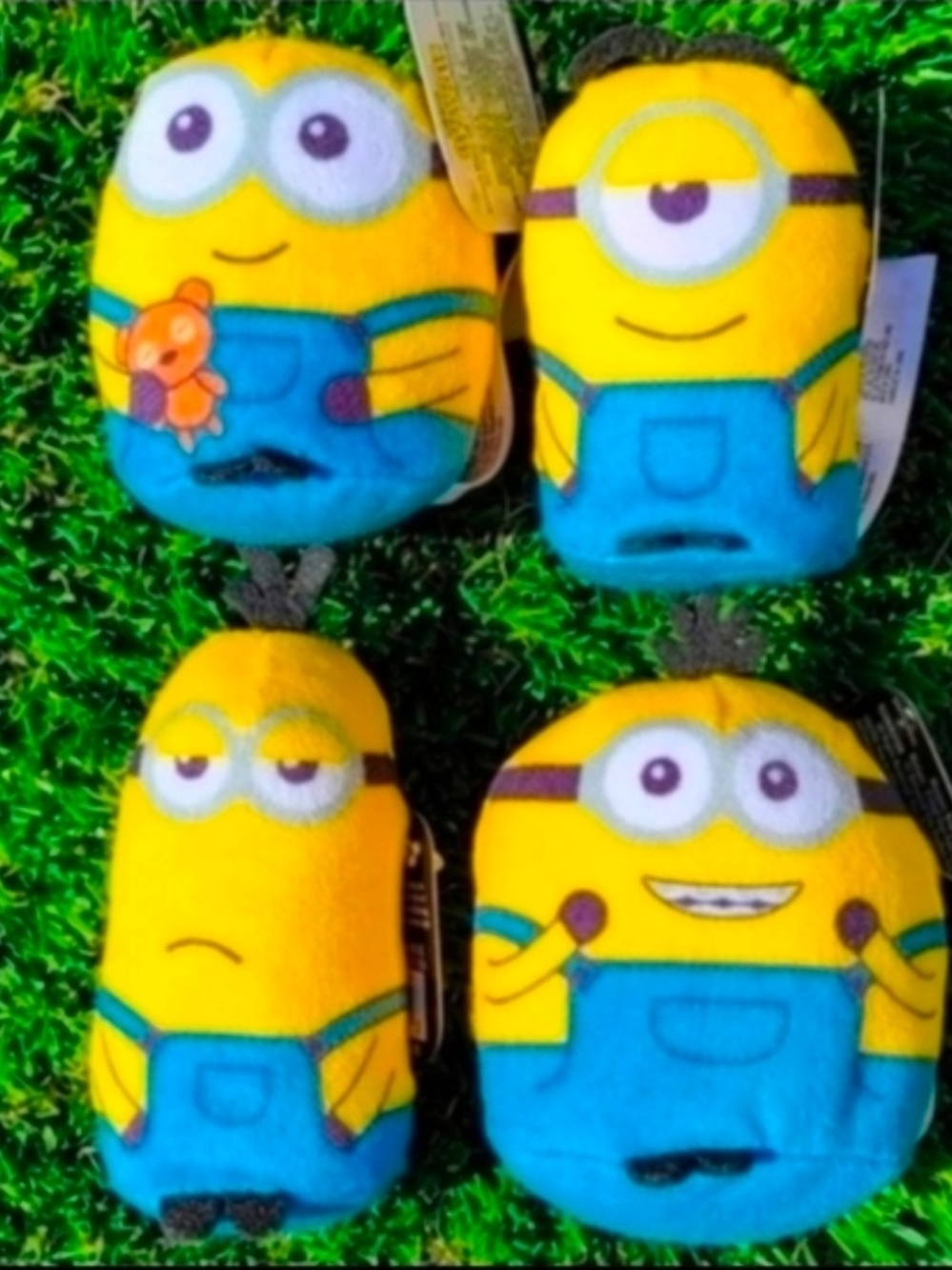 Minions Plush Set - Yellow & Blue New